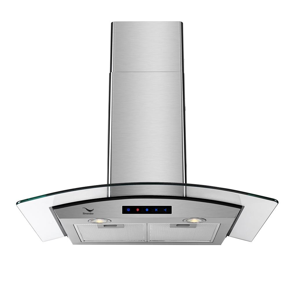 Golden Vantage 30 in.217 CFM Convertible Wall Mount Range Hood in