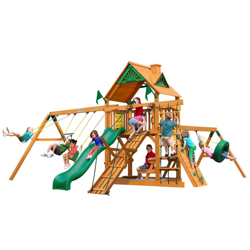 Gorilla Playsets Frontier with Amber Posts Cedar Playset-01-0004-AP ...