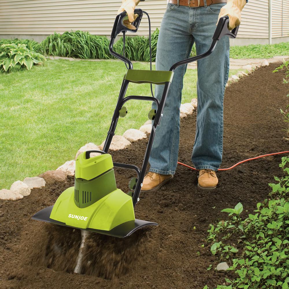 Home Depot Electric Garden Tiller Garden Design Ideas