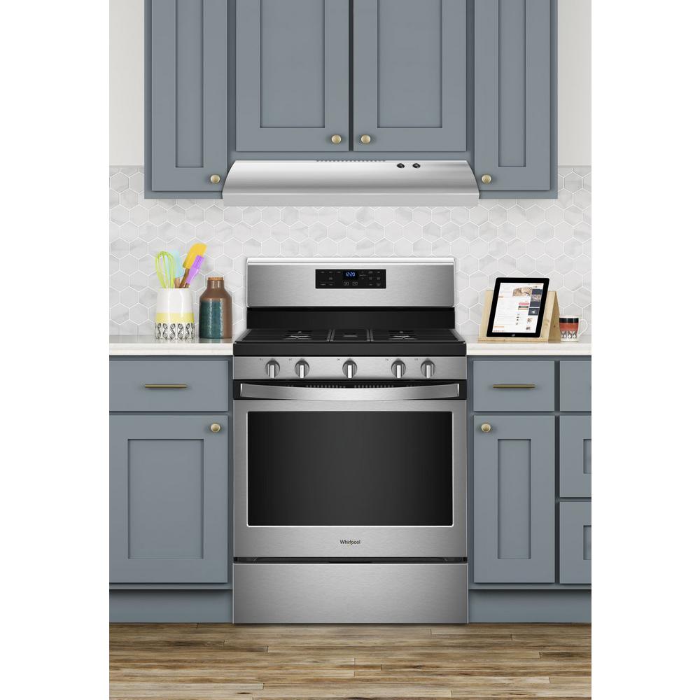 30 In Convertible Under Cabinet Range Hood In Stainless Steel Uxt4130ads The Home Depot