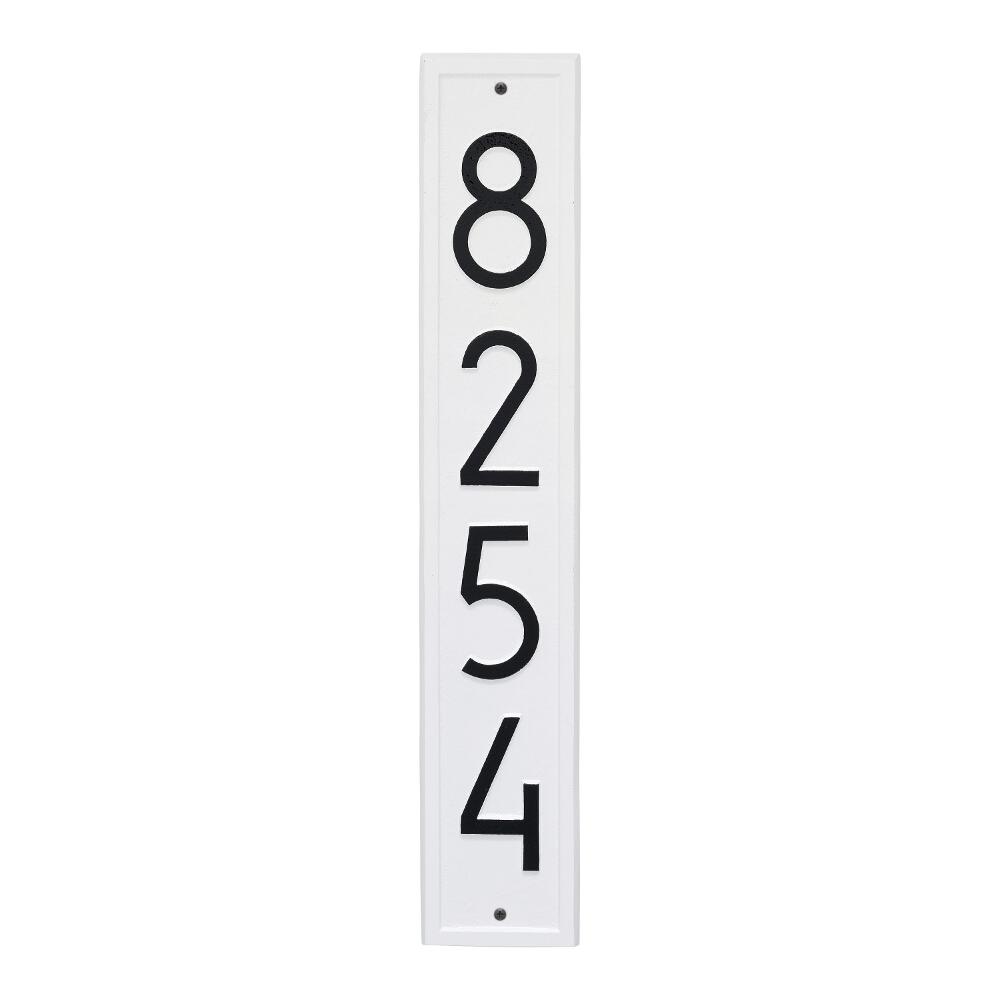 Whitehall Products Vertical Modern Personalized Rectangle Wall Plaque