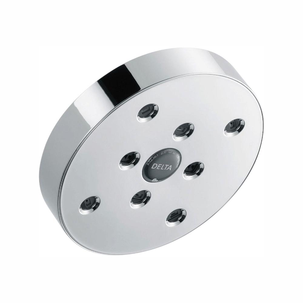 Delta 1 Spray 5 12 In Fixed Shower Head With H2okinetic In Chrome Rp70175 15 The Home Depot 3961