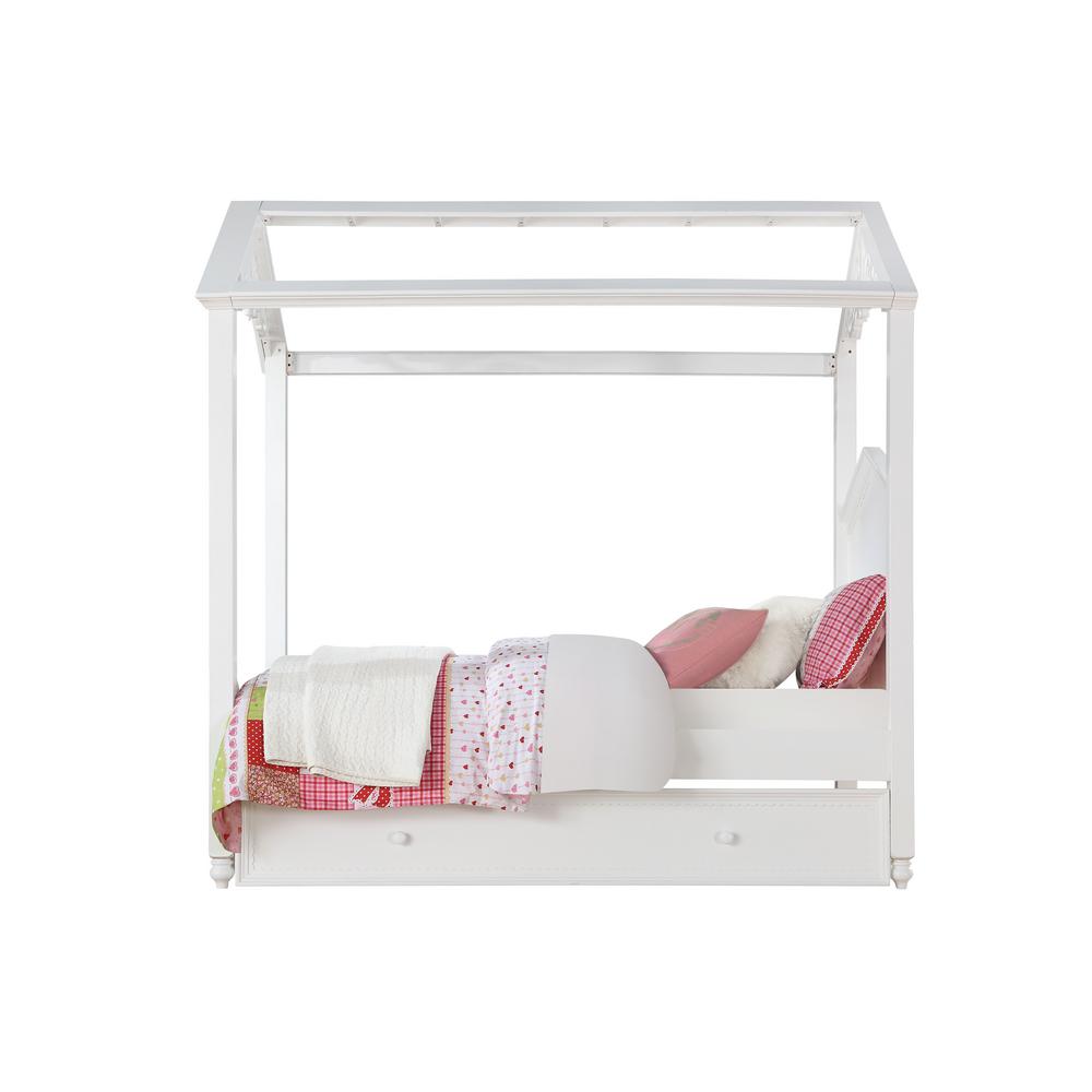 Acme Furniture Rapunzel White Twin Bed 37350t The Home Depot