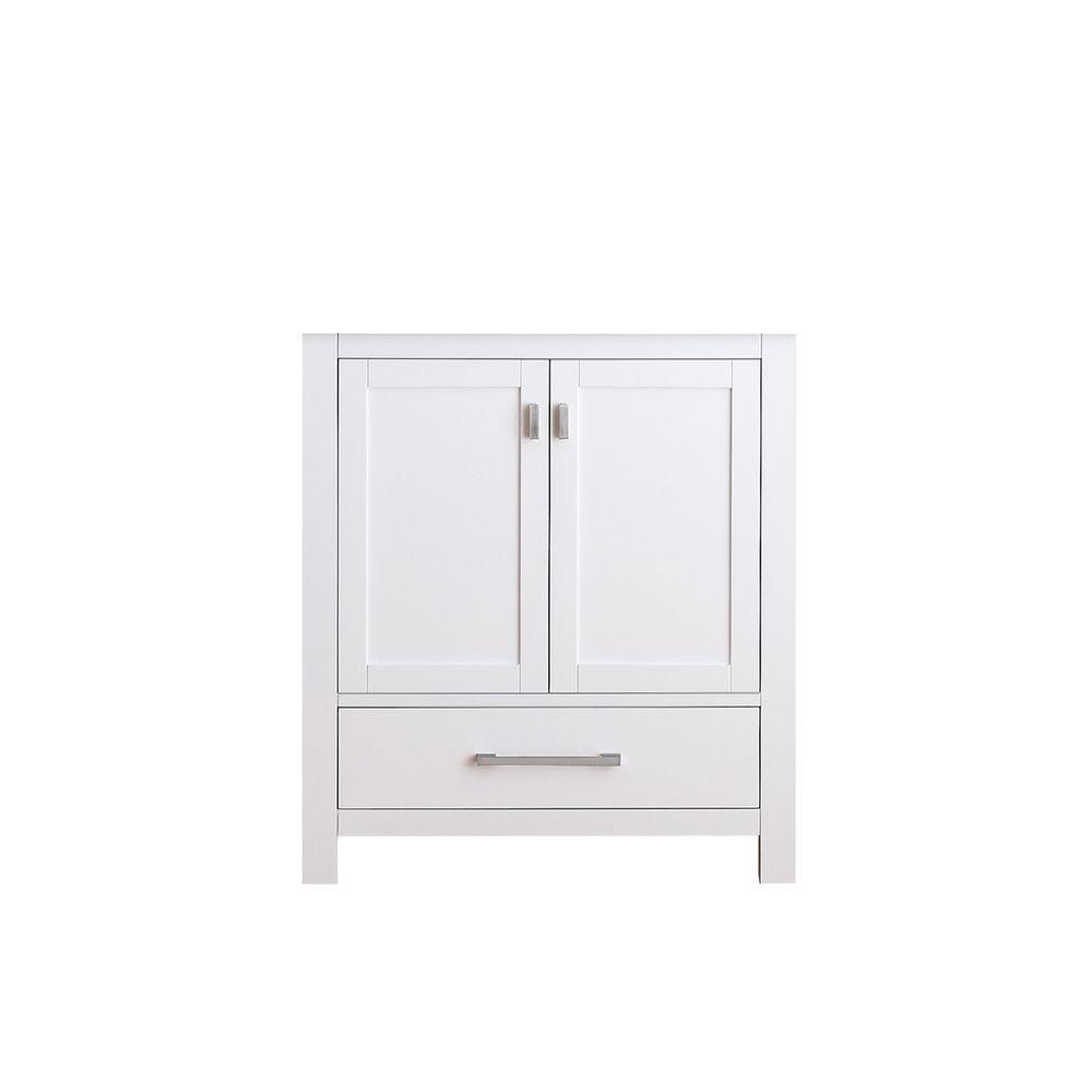 Avanity Modero 30 in. Vanity Cabinet Only in White-MODERO-V30-WT - The ...