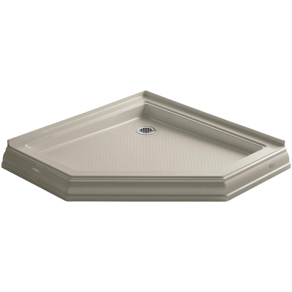 KOHLER Memoirs 42 in. x 42 in. Shower Base in SandbarK9542G9 The