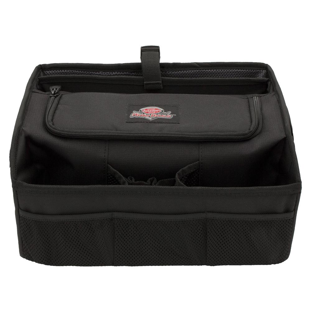 Bucket Boss Auto Boss Car Mobile Office Organizer With 13 Pockets And Side Carrying Handles Ab30010 The Home Depot
