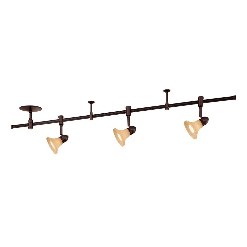 No Bulbs Included Flex Bronze Track Lighting Kits 3 Light Oil Rubbed Bronze Track Lighting Kit