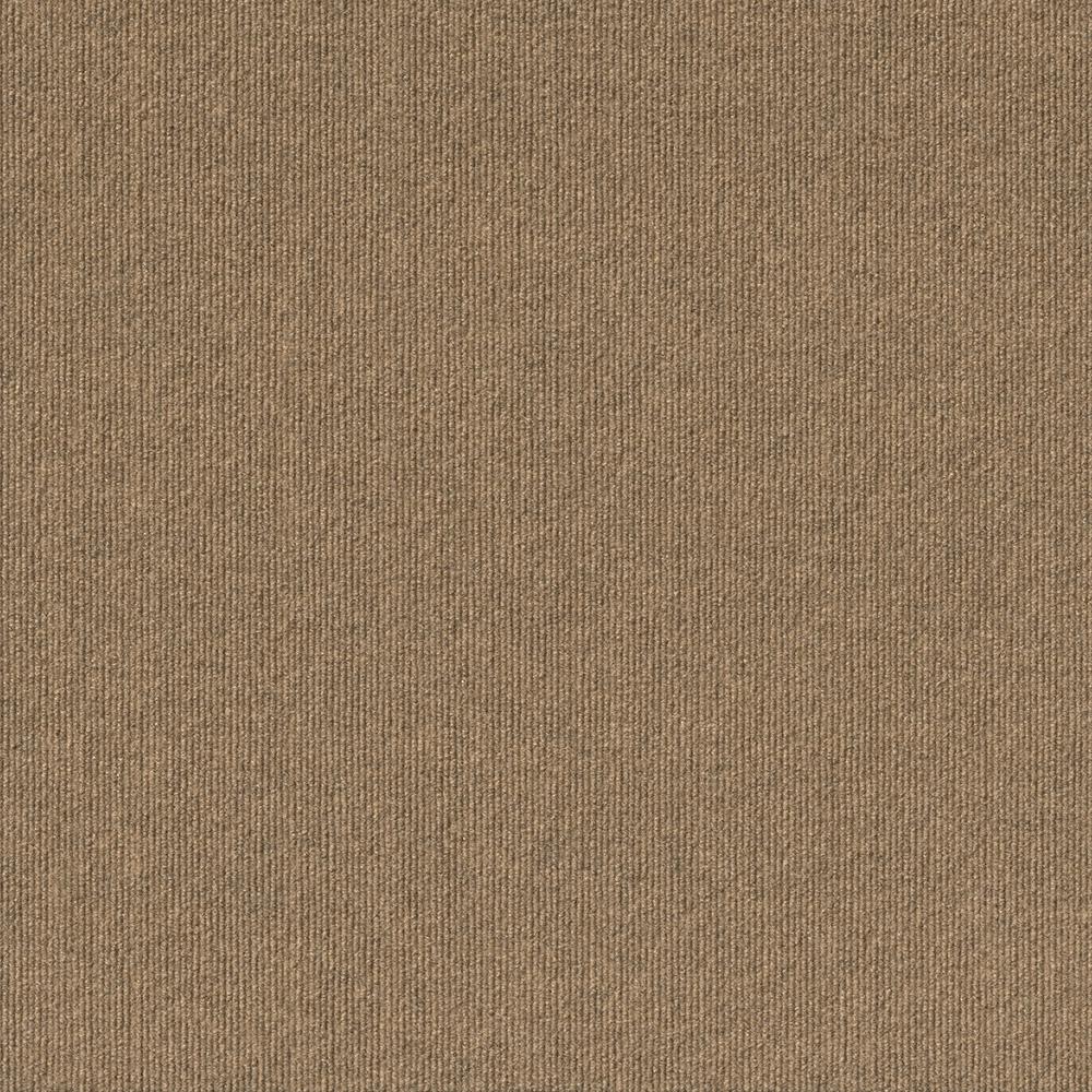 Foss Premium Self Stick First Impressions Chestnut Ribbed Texture 24 Premium Self Stick First Impressions Chestnut Ribbed Texture 24 In X Carpet Tile 15 Tiles Case