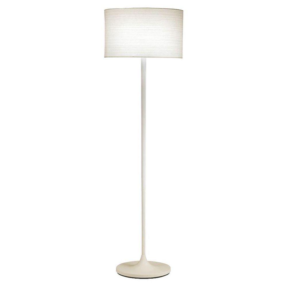 white standing lamp