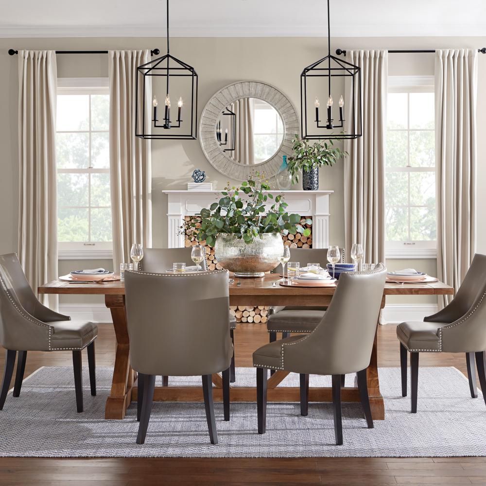 Home Decorators Collection Cane Bark Rectangular Dining Table
