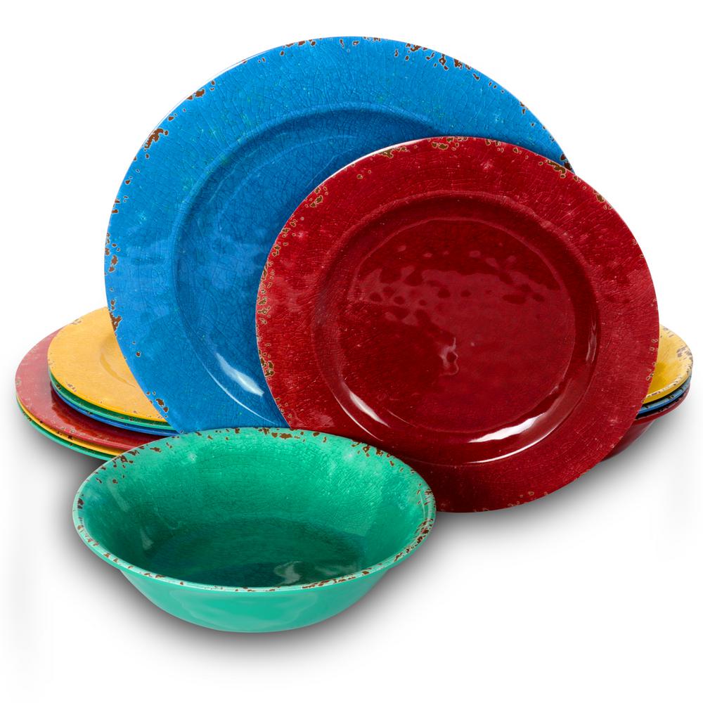Casual Shatterproof Dinnerware Sets Dinnerware The Home Depot