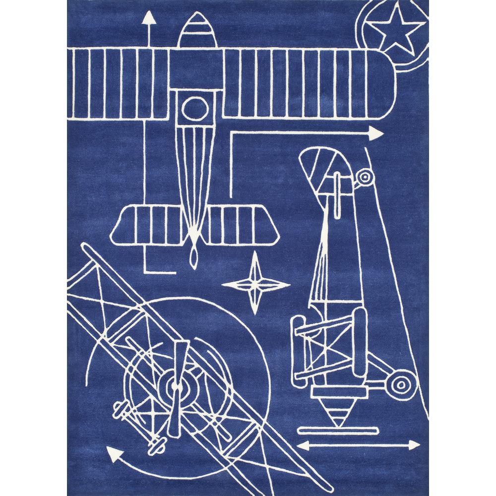 Blue Living Room Dark Kids Rugs The Home Depot Lil Mo Hipster Aero Navy Blue 5 Ft X 7 Indoor Kids Area