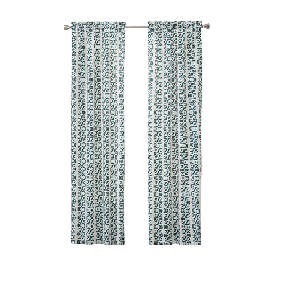 Pairs To Go Zaya 84 In L Polyester Rod Pocket Drapery Panel Pair
