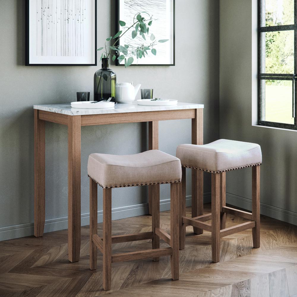 Nathan James Viktor Three Piece Dining Set Kitchen Pub Table White Marble Top Dark Brown Solid Wood Base Light Gray Fabric Seat 41202 The Home Depot - 3 Piece Dining Room Set Grey Nathan James Viktor Three Piece Dining Set Kitchen Pub Table White Marble Top Dark Brown Solid Wood Base Light Gray Fabric Seat 41202 The Home Depot - 3 Piece Dining Room Set Grey
