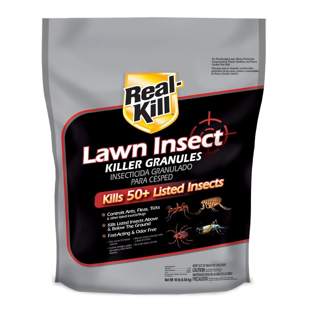 Real Kill 10 Lbs Insect Killer For Lawns Granule Hg 96717 The Home Depot