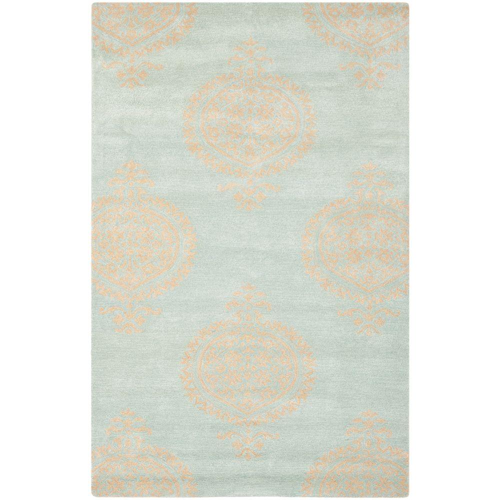 Safavieh Soho Blue Beige 6 Ft X 9 Area Rug Soh703a The Home Safavieh Soho Blue Beige 6 Ft X 9 Area Rug