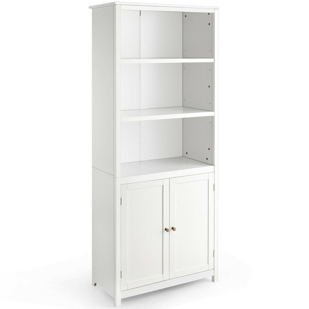 White Bookcase With Doors - FFvfbroward.org