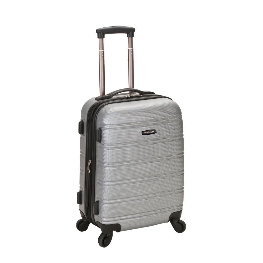 carry on luggage silver