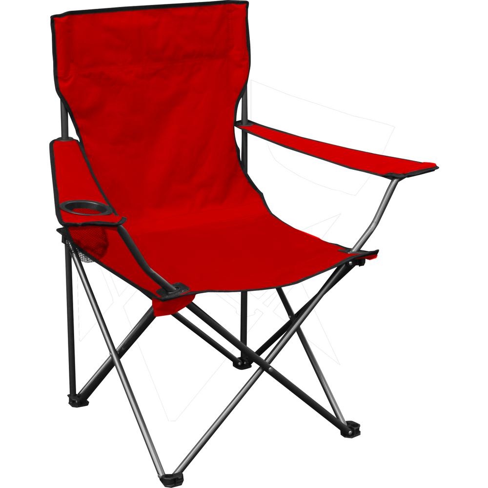 red camping chairs