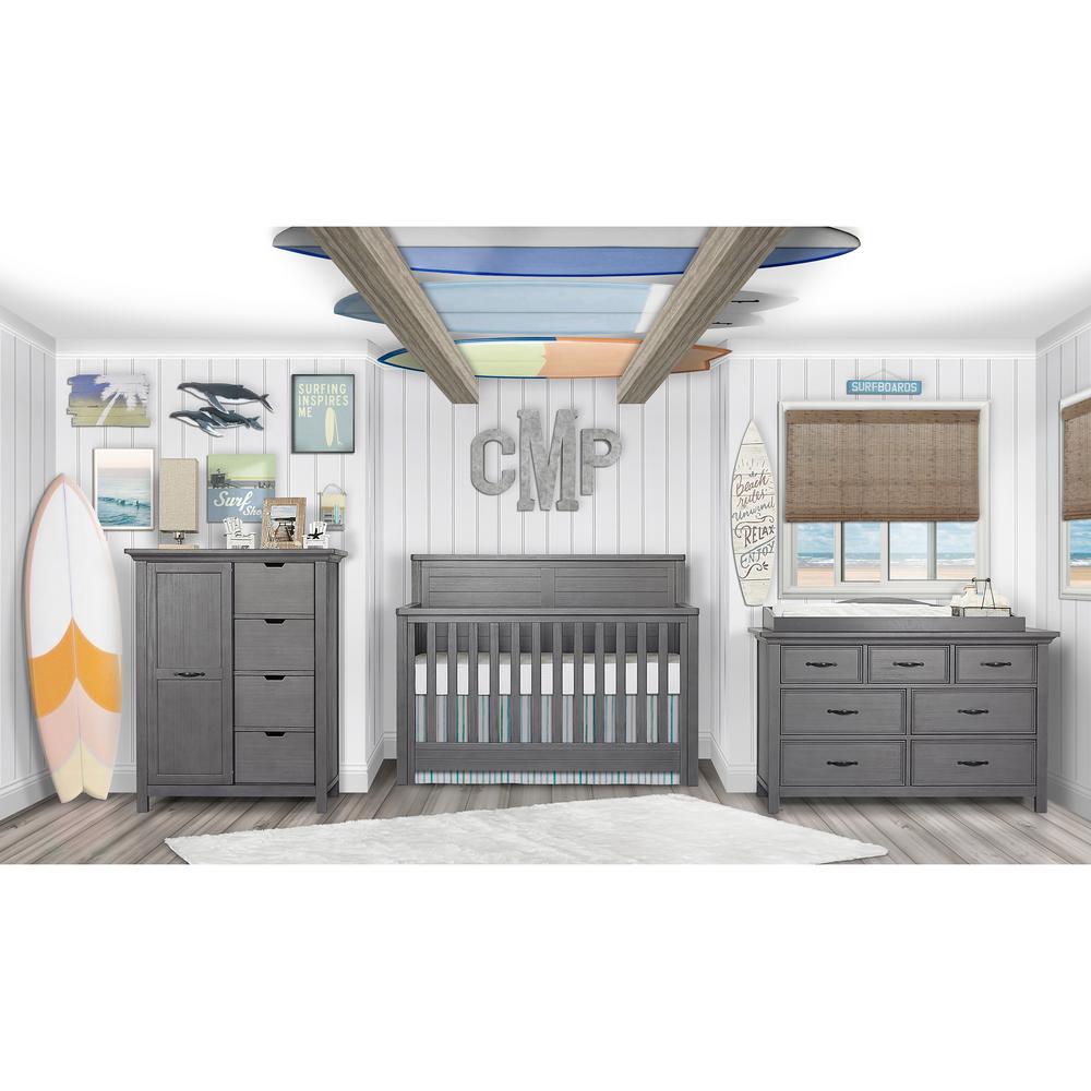 rustic grey baby cribs