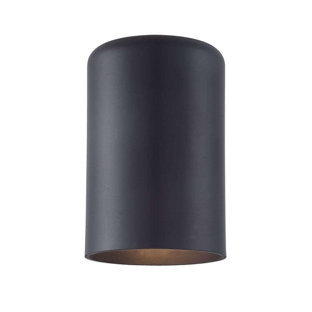1Light Matte Black Cylinder Wall Sconce31992BK The Home Depot