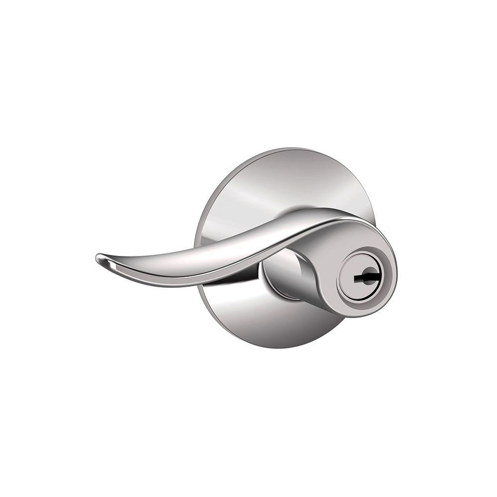 Schlage Sacramento Bright Chrome Entry Door Lever-F51A SAC ...