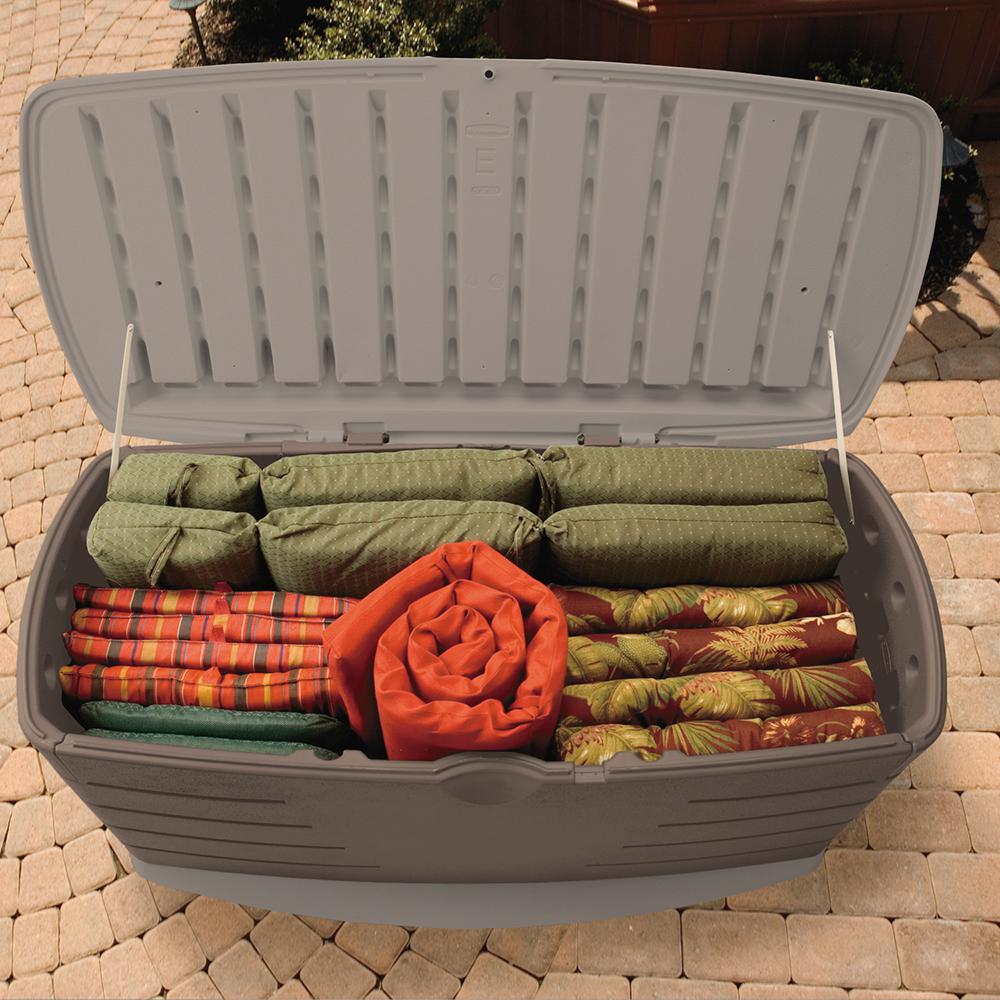 rubbermaid outdoor toy box