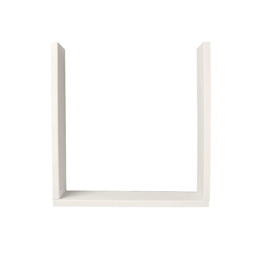 Swanstone Easy Up Adhesive Solid Surface Window Trim Kit in Baby