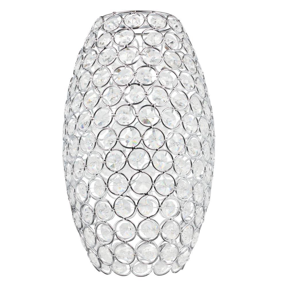 Westinghouse 10 In Crystal Jewel Elongated Shade With 2 1 4 10 In Crystal Jewel Elongated Shade With 2 1 4 Fitter And 6 Width