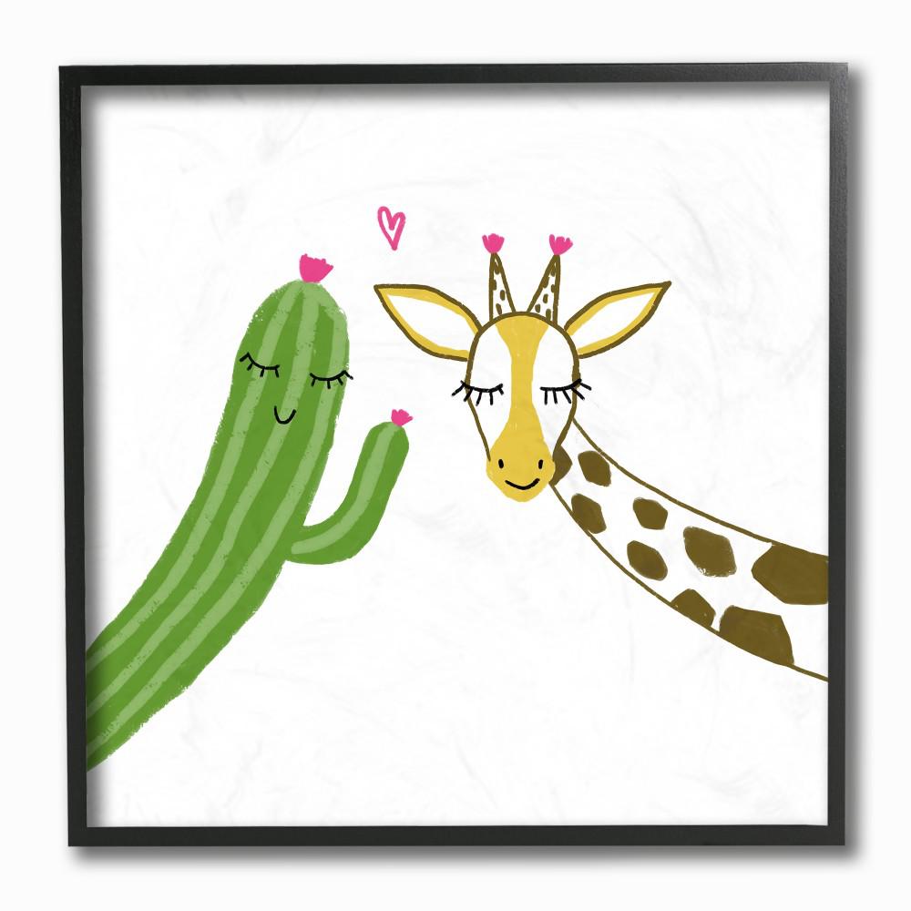 The Kids Room By Stupell 12 In X Cactus And Giraffe Love The Kids Room By Stupell 12 In X Cactus And Giraffe