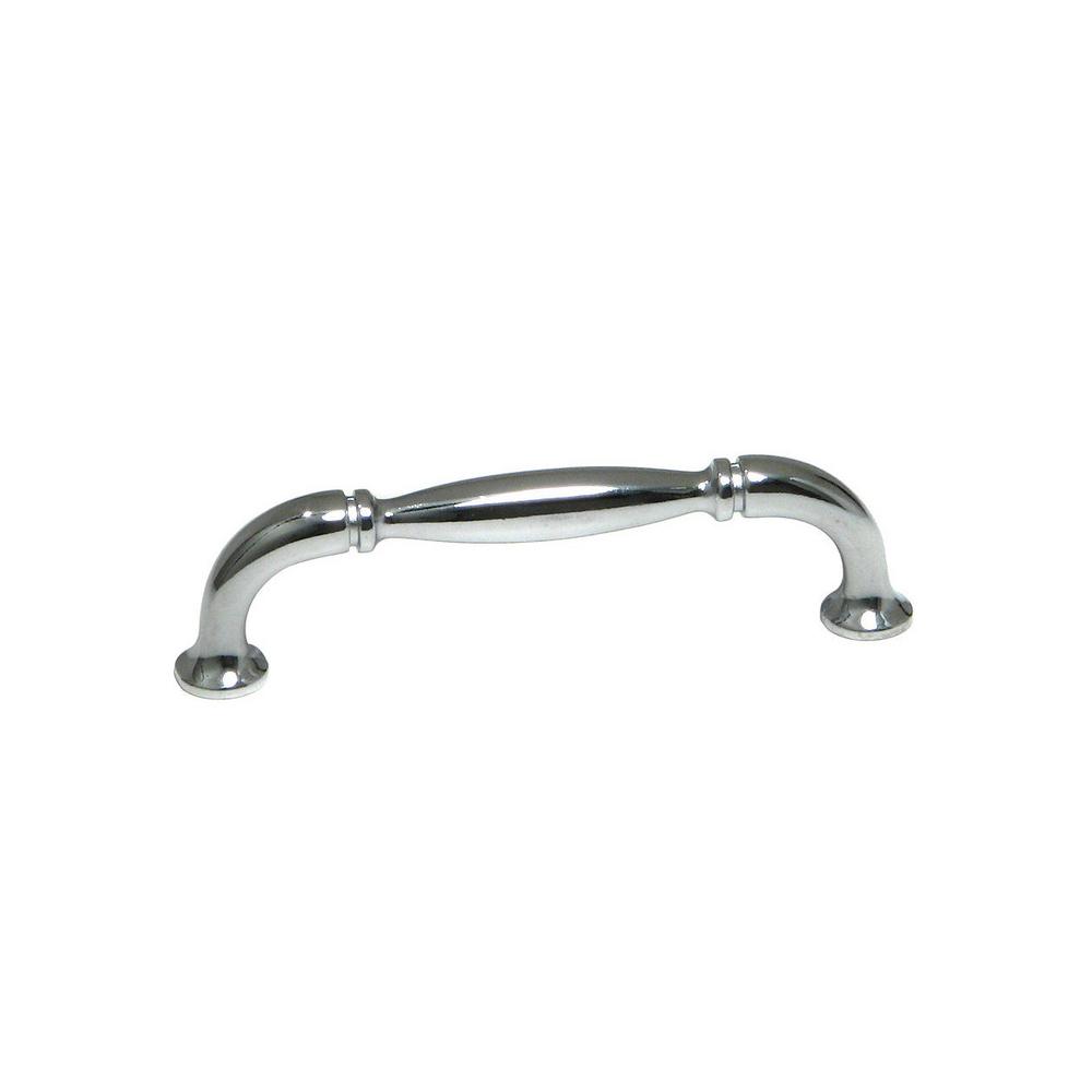 chrome richelieu drawer traditional hardware cabinet pull mm homedepot center transitional pulls