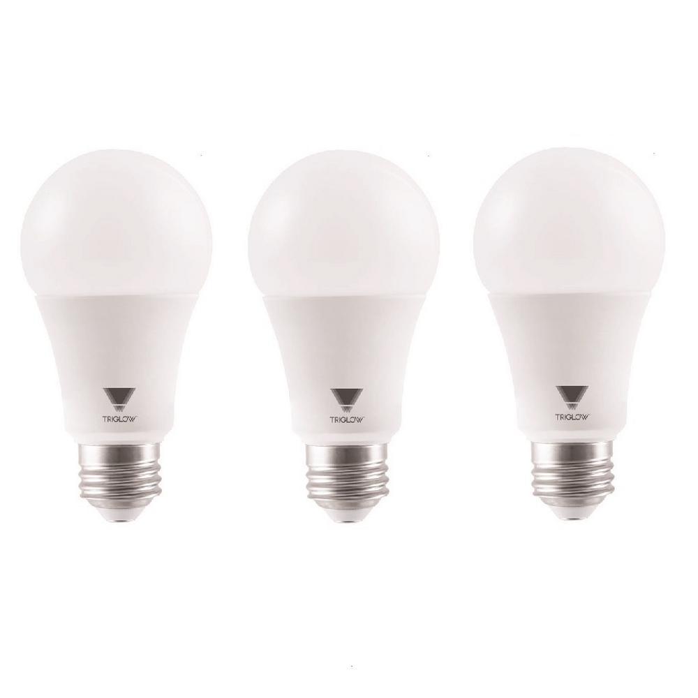 TriGlow 100Watt Equivalent A19 Dimmable 1500 Lumens LED Light Bulb