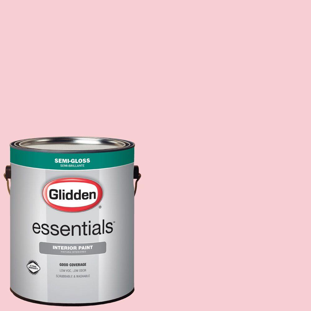 Glidden Essentials 1 Gal Hdgr42 Pinwheel Pink Semi Gloss Interior Hdgr42 Pinwheel Pink Semi Gloss Interior Paint