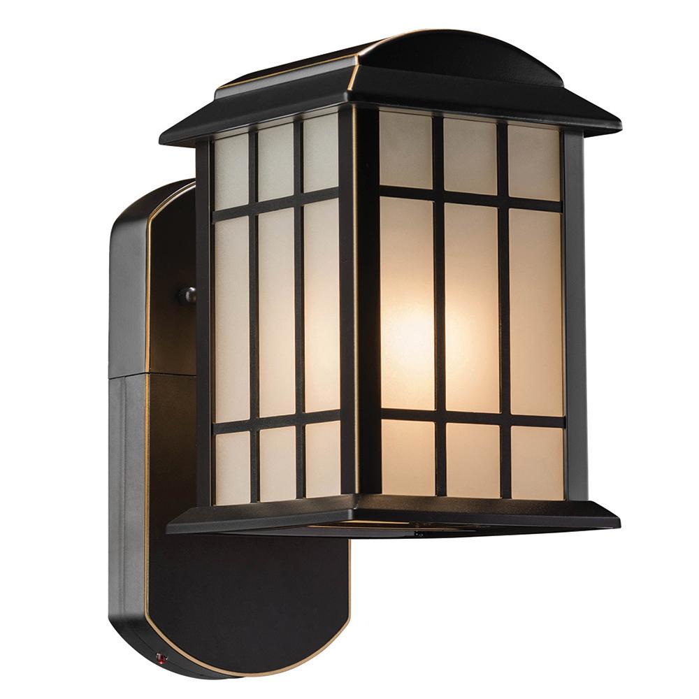 Bronze Motion Sensing Outdoor Wall Mounted Lighting Craftsman Smart Security Companion Oil Rubbed Bronze Motion