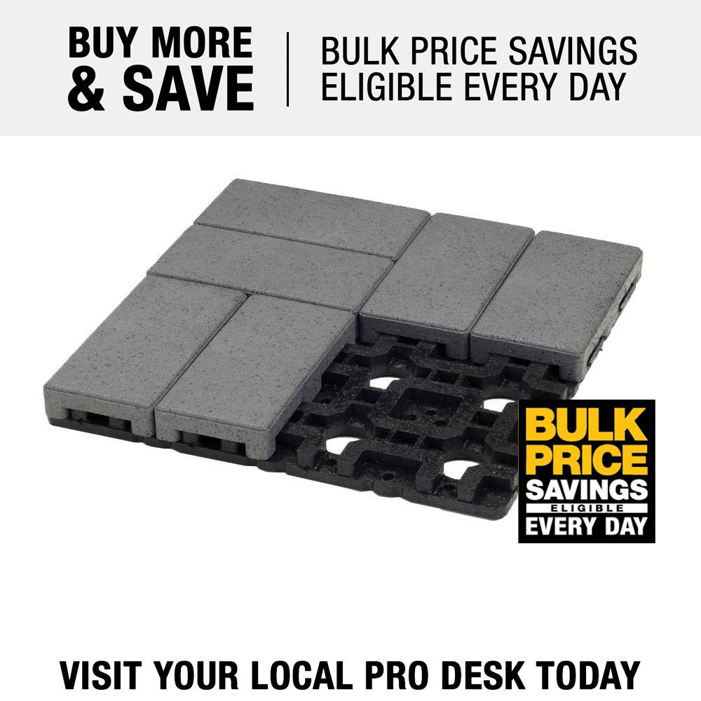 Azek 4 In X 8 In Waterwheel Composite Resurfacing Paver Grid System 8 Pavers And 1 Grid K048 005 The Home Depot