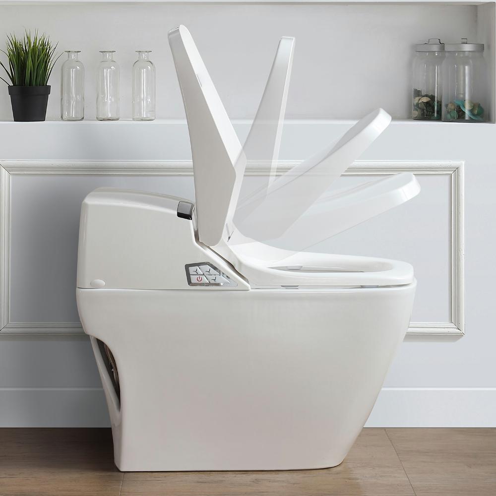 OVE Decors Smart 1Piece 1.6 GPF Elongated Toilet and Bidet with Seat