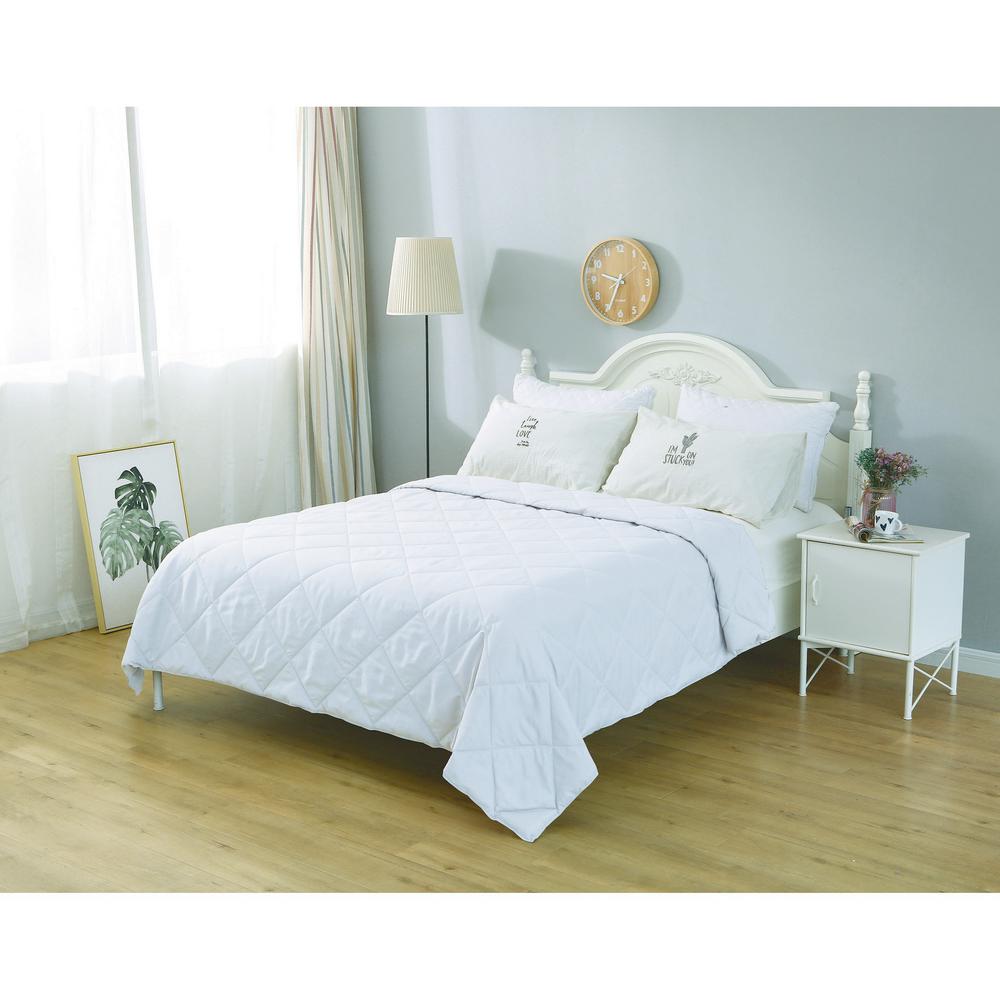 Vellux Cotton White Cotton Full/Queen Blanket026705002088 The Home Depot