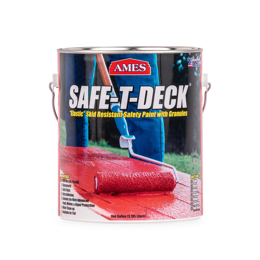 Ames SafeTDeck 1 gal. Green Slip Resistant Waterproof Deck Coating
