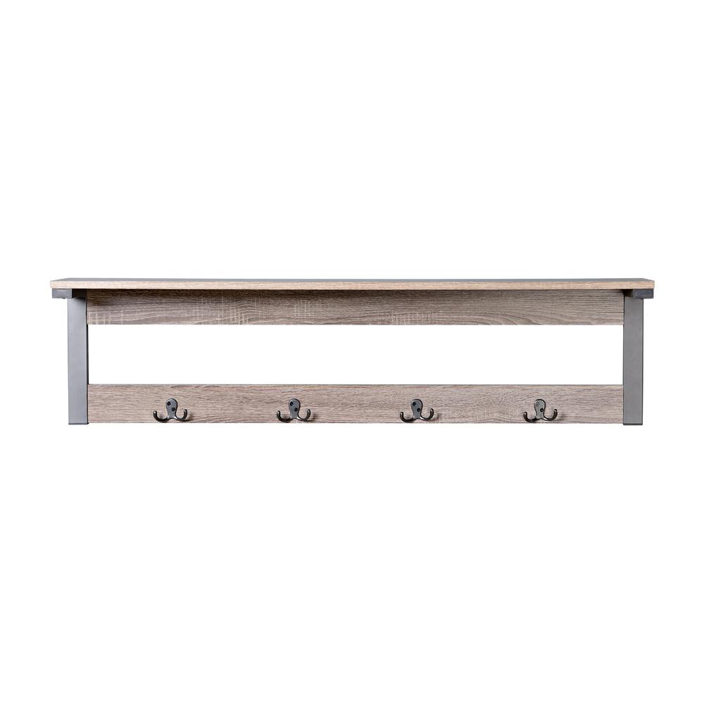 Mid Century Modern Coat Racks Entryway Furniture The Home Depot Warm Reclaimed 4 Hook Coat Rack