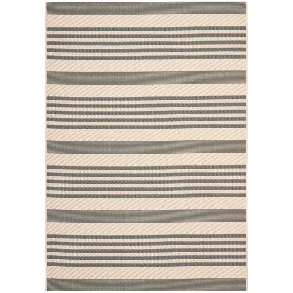 Safavieh Courtyard Gray Bone 5 Ft X 8 Indoor Outdoor Area Rug
