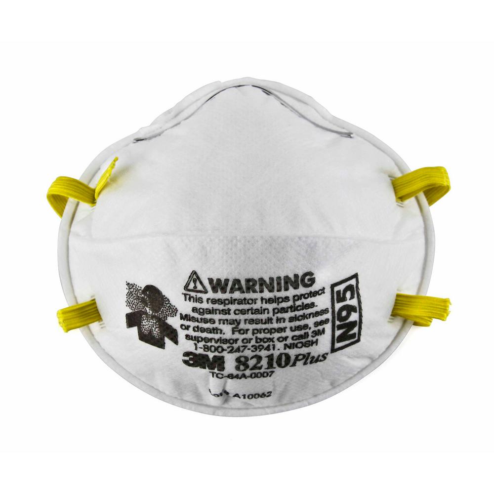 3M N95 Particulate Respirator Dust Mask8210HCB The Home Depot