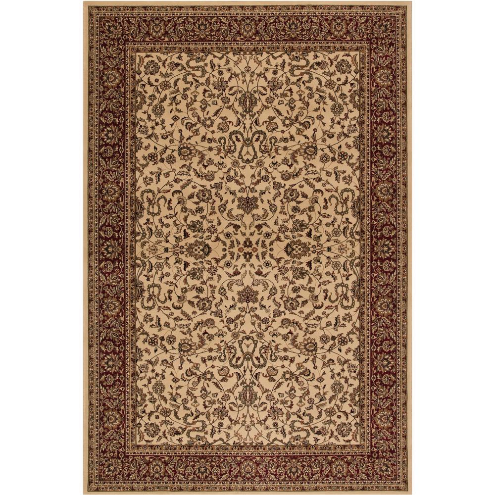 Concord Global Trading Persian Classic Kashan Ivory Rectangle