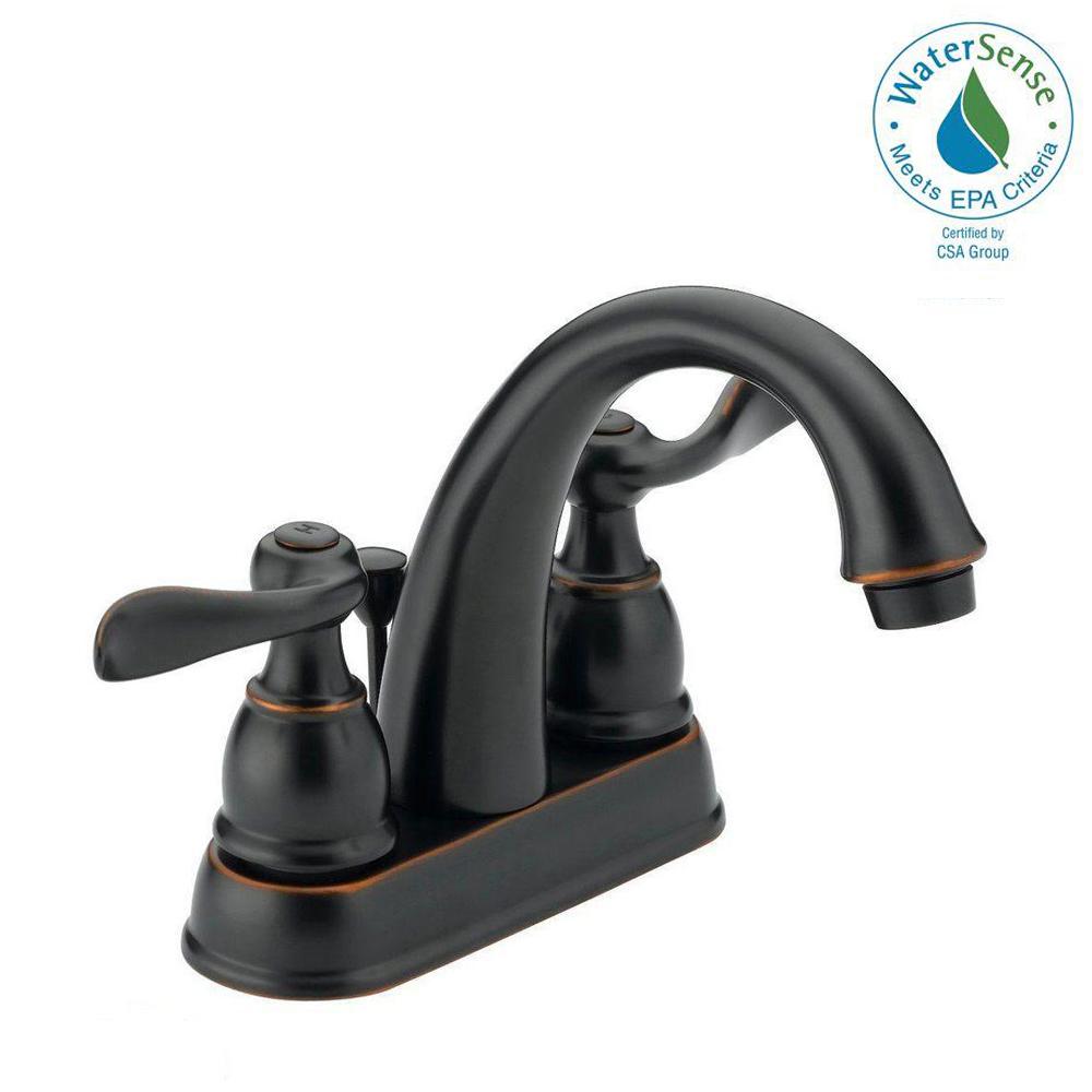 Bronze Centerset Bathroom Sink Faucets Windemere 4 In Centerset 2 Handle Bathroom Faucet With Metal Drain Embly Oil Rubbed Bronze Stainless