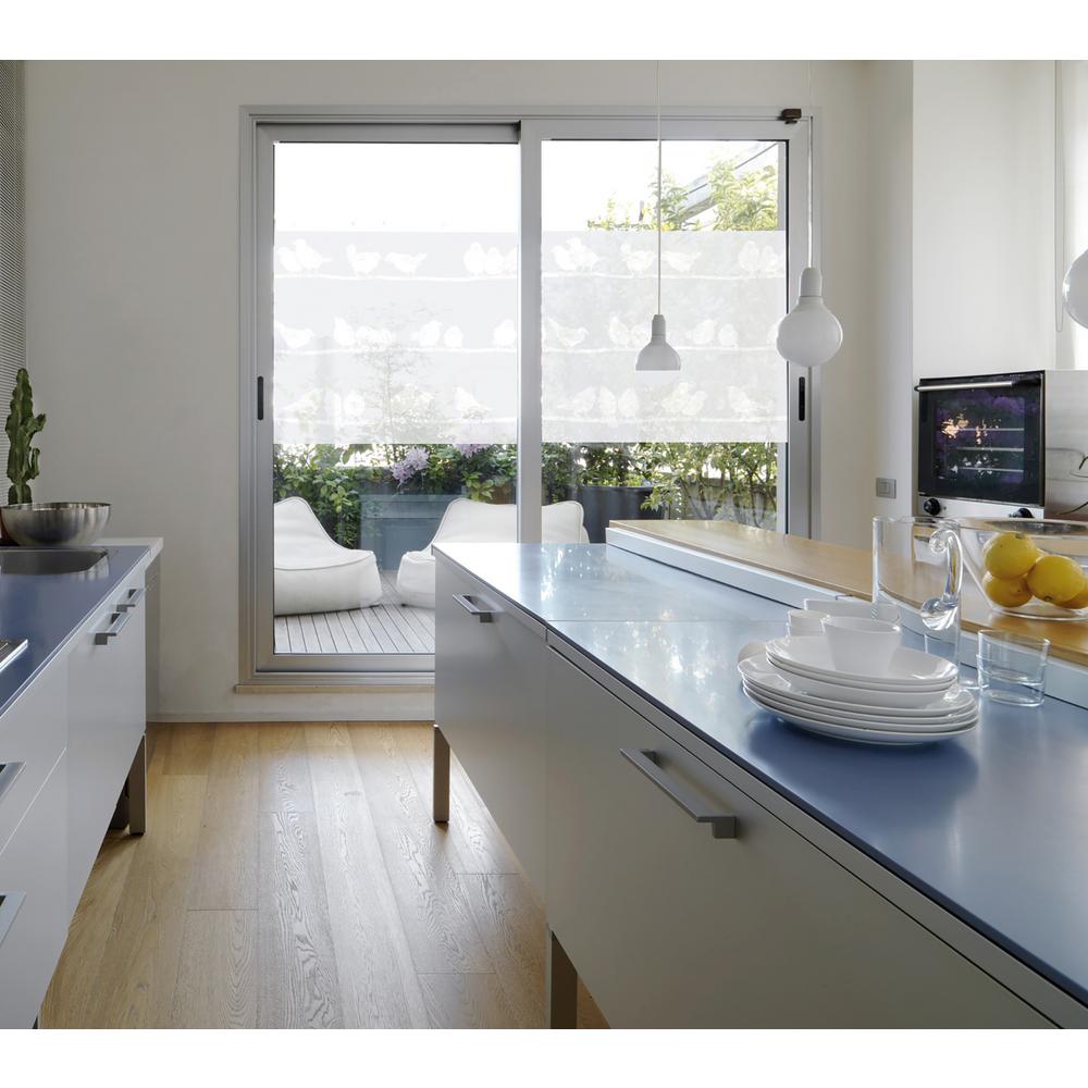 DC Fix 59 in. x 17.7 in. Jaybird Street Premium Window Film (Set of 2