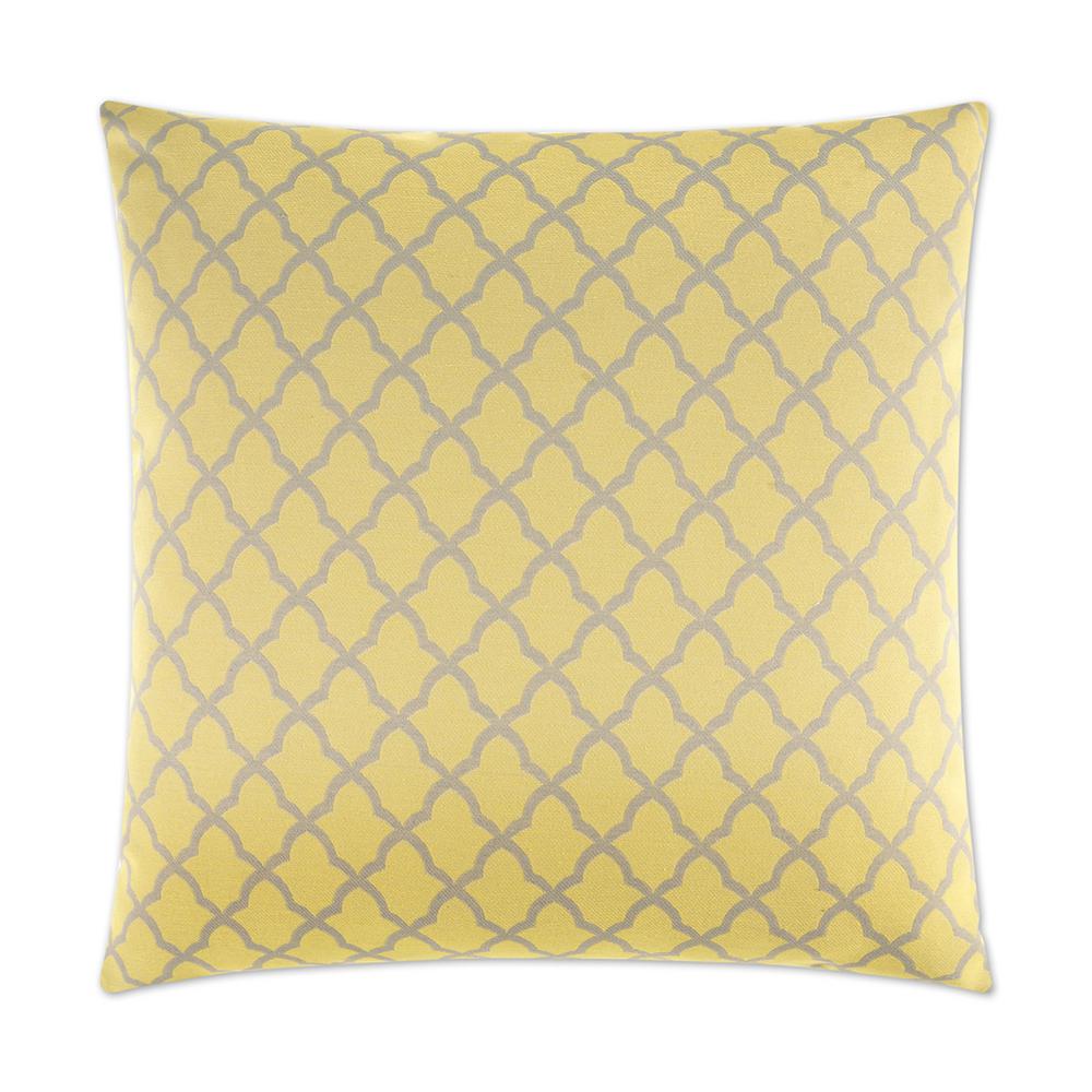 Pacato Yellow Geometric Down 24 In X 24 In Throw Pillow 2019