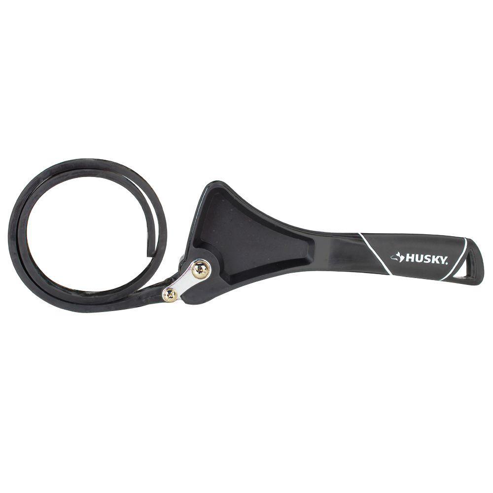 Husky 8 in. Strap Wrench-H8STRAPWR - The Home Depot
