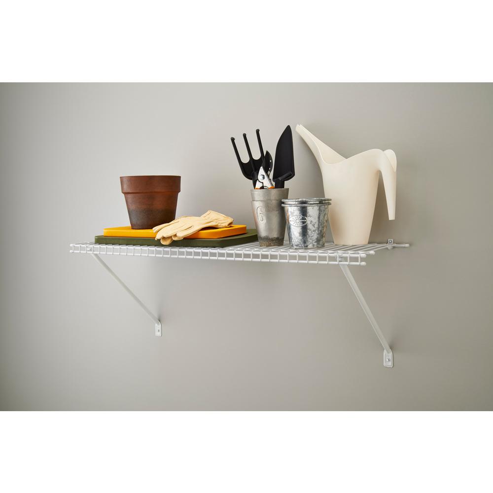 ClosetMaid 3 Ft. 12 In. D X 36 In. W X 12 In. H Ventilated Wire Shelf ...