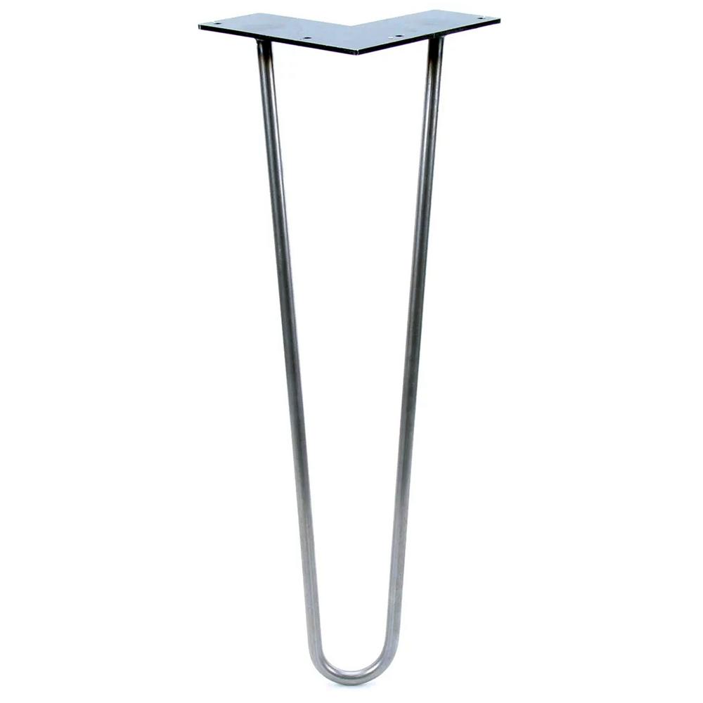 Standard 3 8 In Dia 40 In Raw Steel 2 Rod Hairpin Leg Diyhl 38