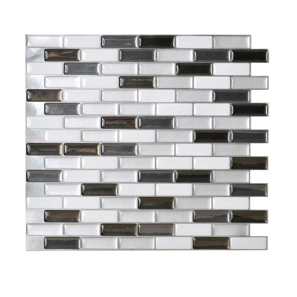Smart Tiles Murano Metallik 10 20 In W X 9 H L And Stick Self Adhesive Decorative Mosaic Wall Tile Backsplash 12 Pack Sm1030 The Home Depot - Self Adhesive Decorative Mosaic Wall Tile Backsplash Smart Tiles Murano Metallik 10 20 In W X 9 H L And Stick Self Adhesive Decorative Mosaic Wall Tile Backsplash 12 Pack Sm1030 The Home Depot - Self Adhesive Decorative Mosaic Wall Tile Backsplash