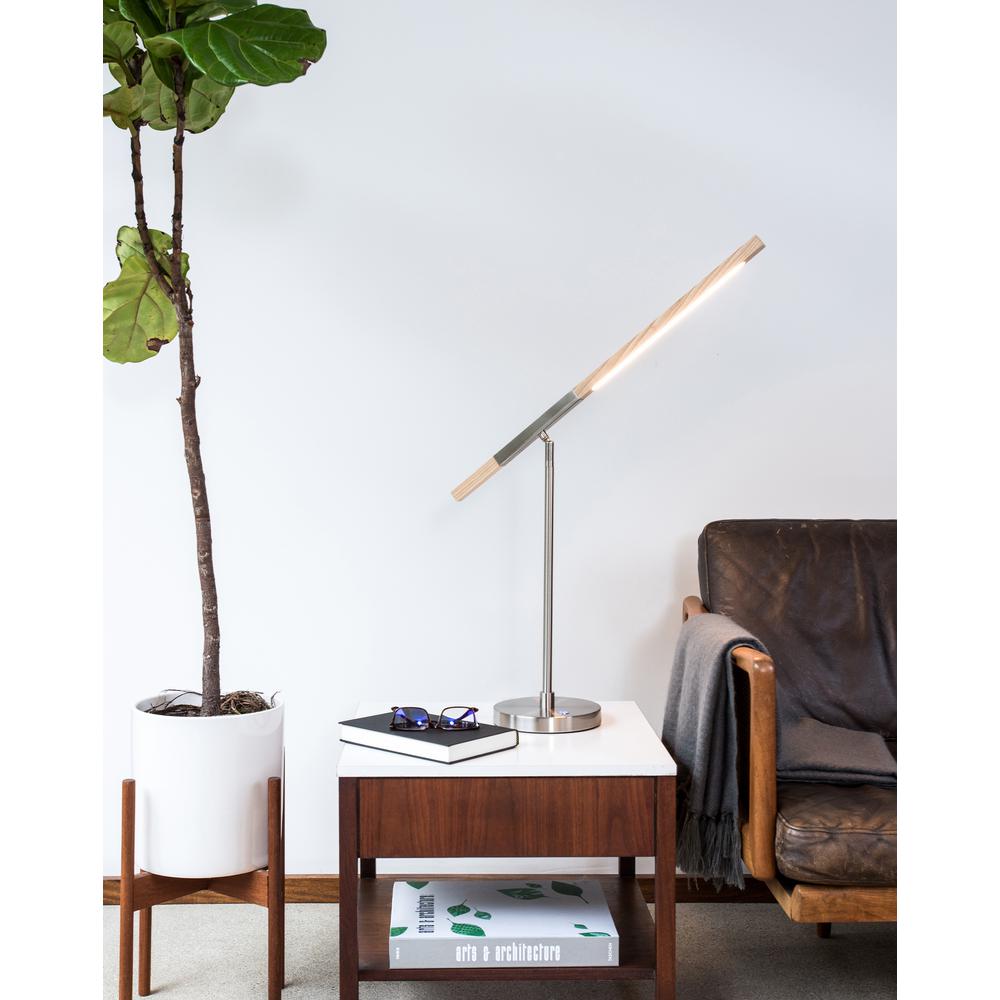 oak bedside lamp